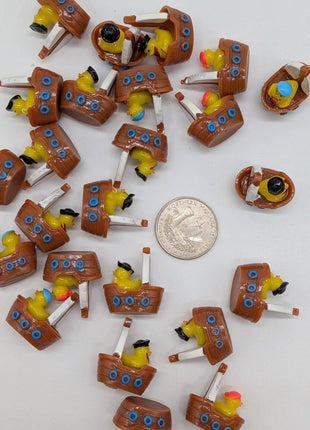 4 pc Pirate Ship Ducks