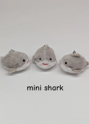 Mini Sea Creatures Plush Keychains w/ Optional Clam House