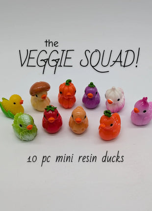 10 pc Mini Veggie Squad Ducks