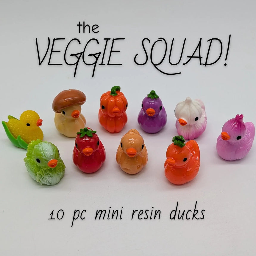 10 pc Mini Veggie Squad Ducks