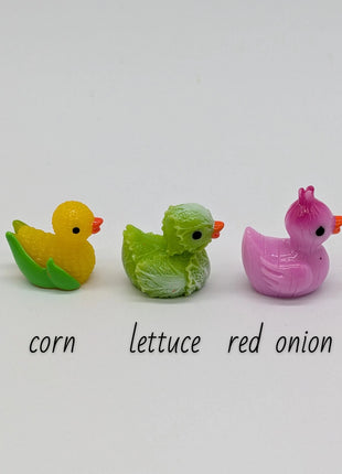 10 pc Mini Veggie Squad Ducks