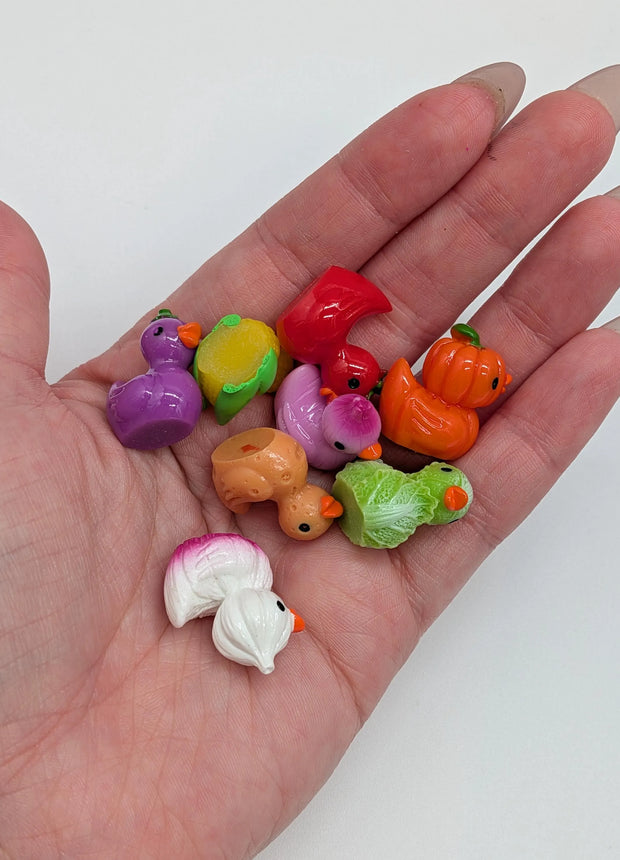 8 pc Mini Veggie Squad Ducks